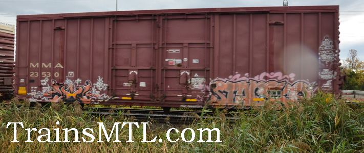 Car/wagon MMA23530 left side / coté gauche